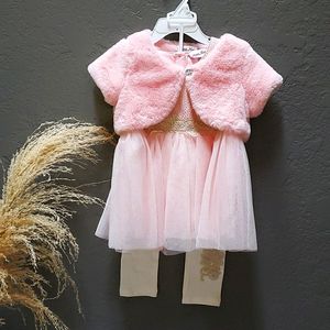 3pc set Toddler Dress
